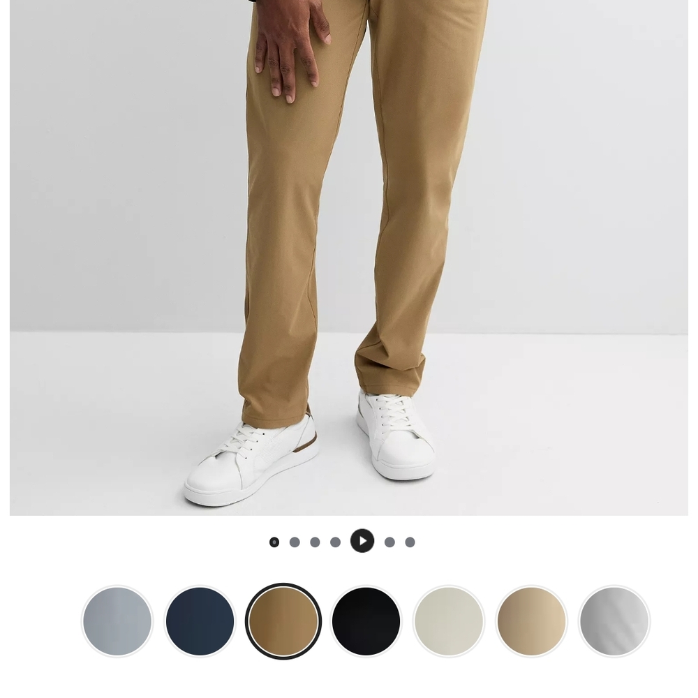 Men's FLX Premium Slim Fit 5-Pocket Pants 34×32